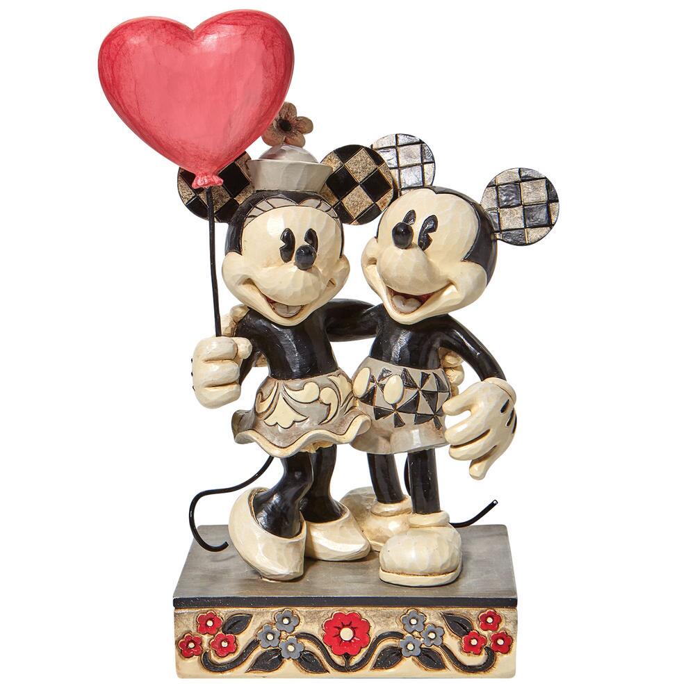 Love is in the Air Mickey & Minnie with Heart Balloon