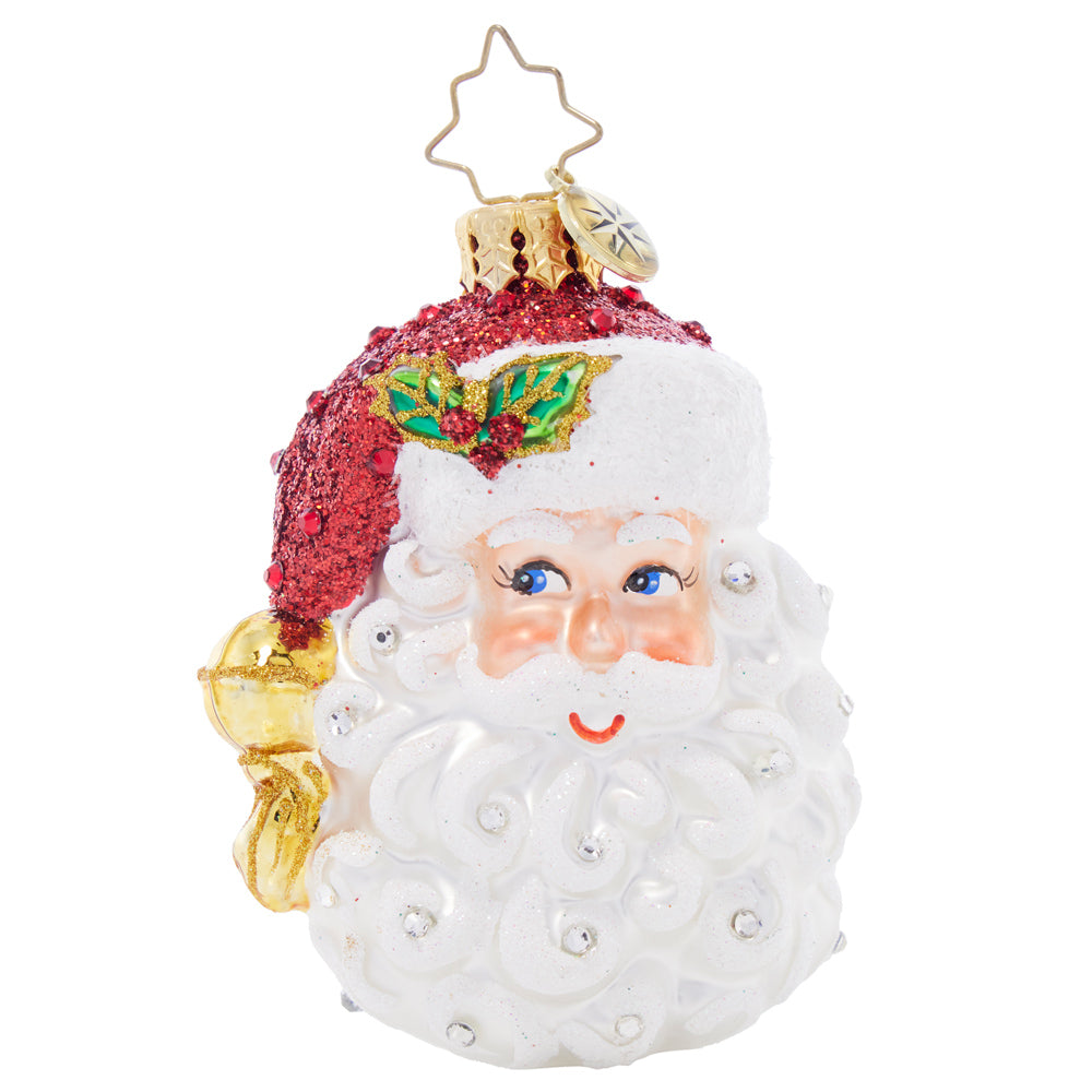 Sparkling Santa Nick Gem Ornament