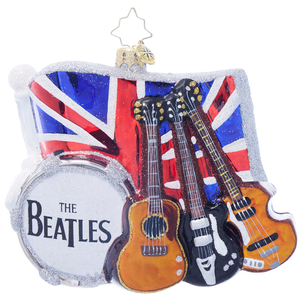 Fab Four's Union Jack Serenade Ornament