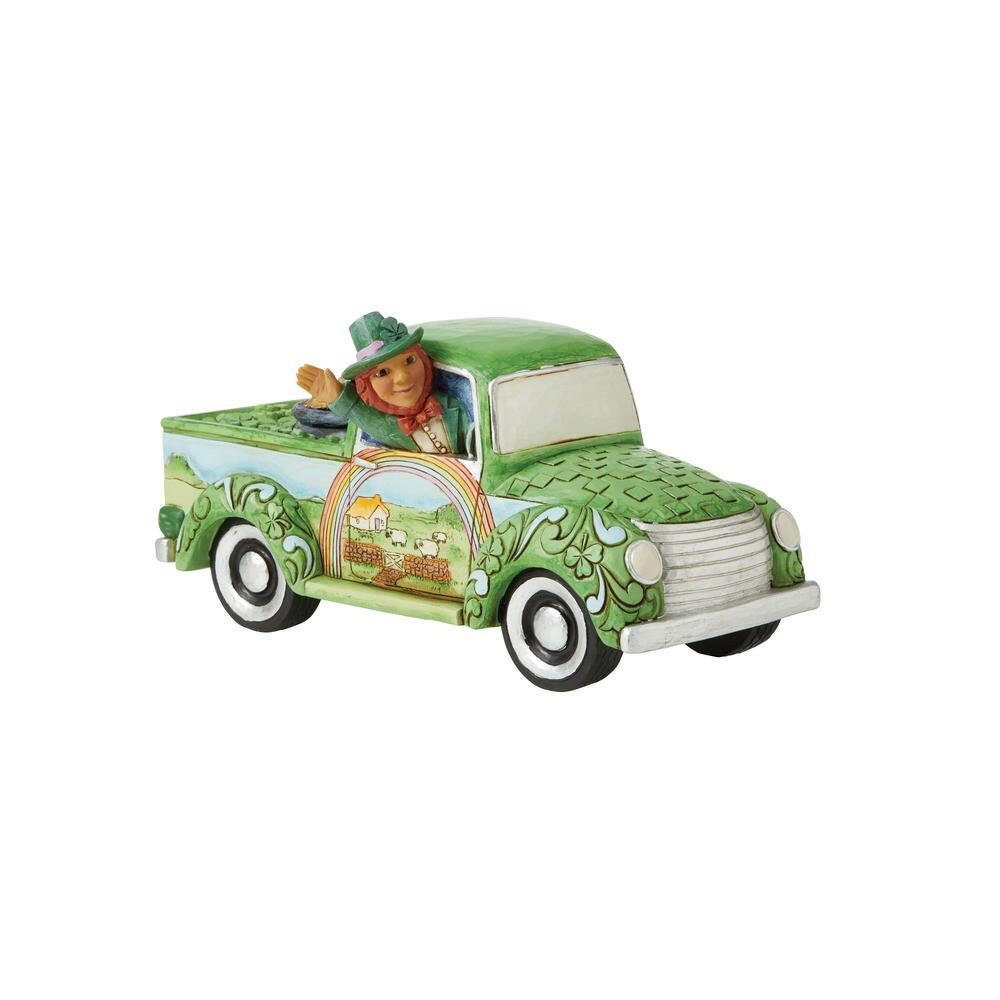 Truckload Of Luck Green Irish Pickup Truck