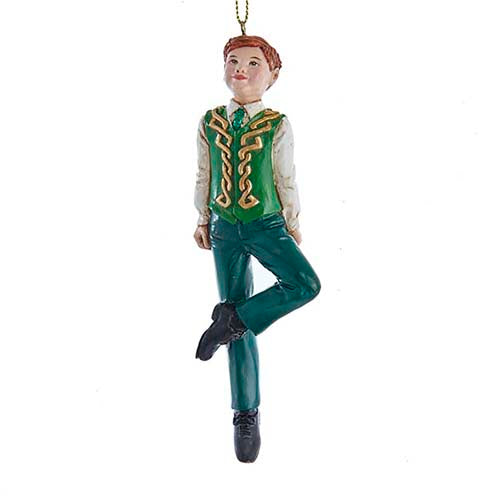 Irish Dancing Boy Ornament 5"