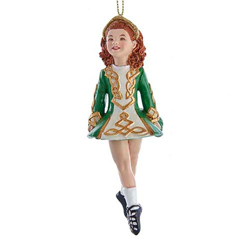 Irish Dancing Girl Ornament 5"