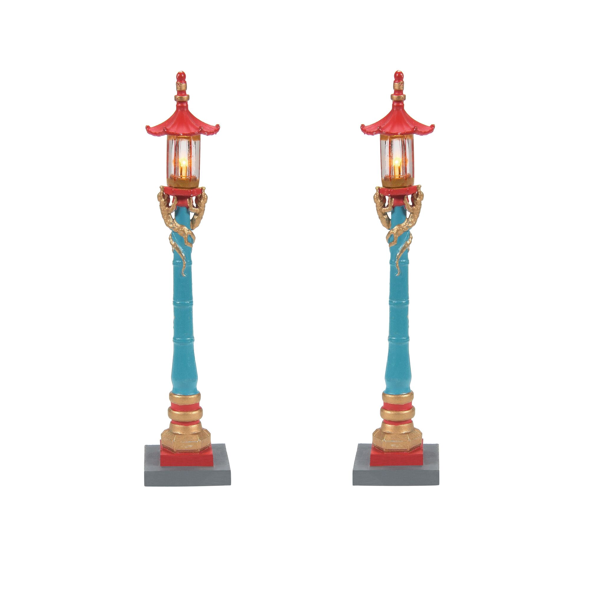 Chinatown Post Lamps Set of 2