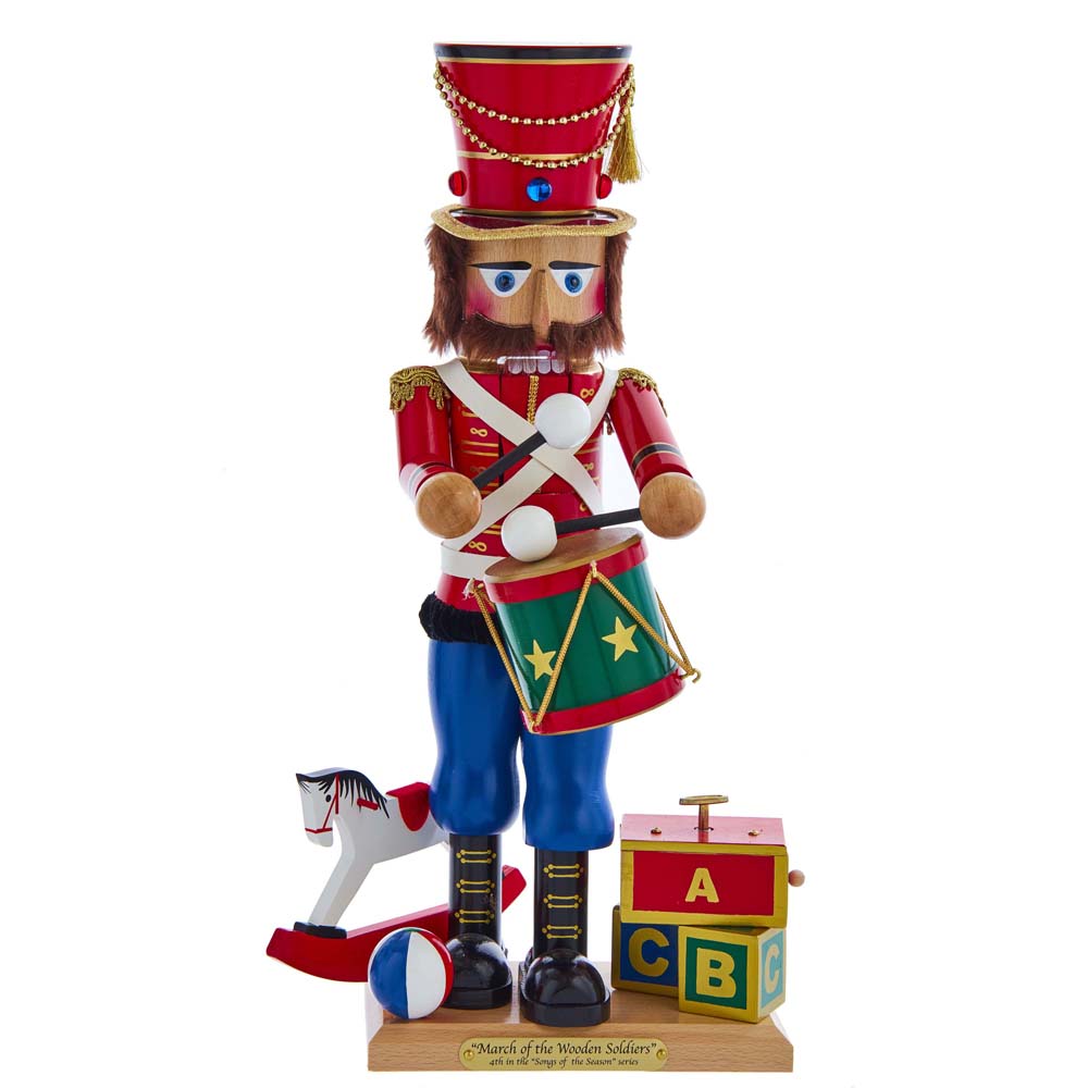 March Of The Wooden Soldier Musical Nutcracker 18"