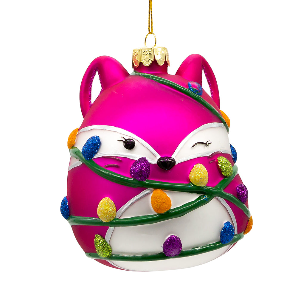 Squishmallow Fifi Glass Ornament 4"