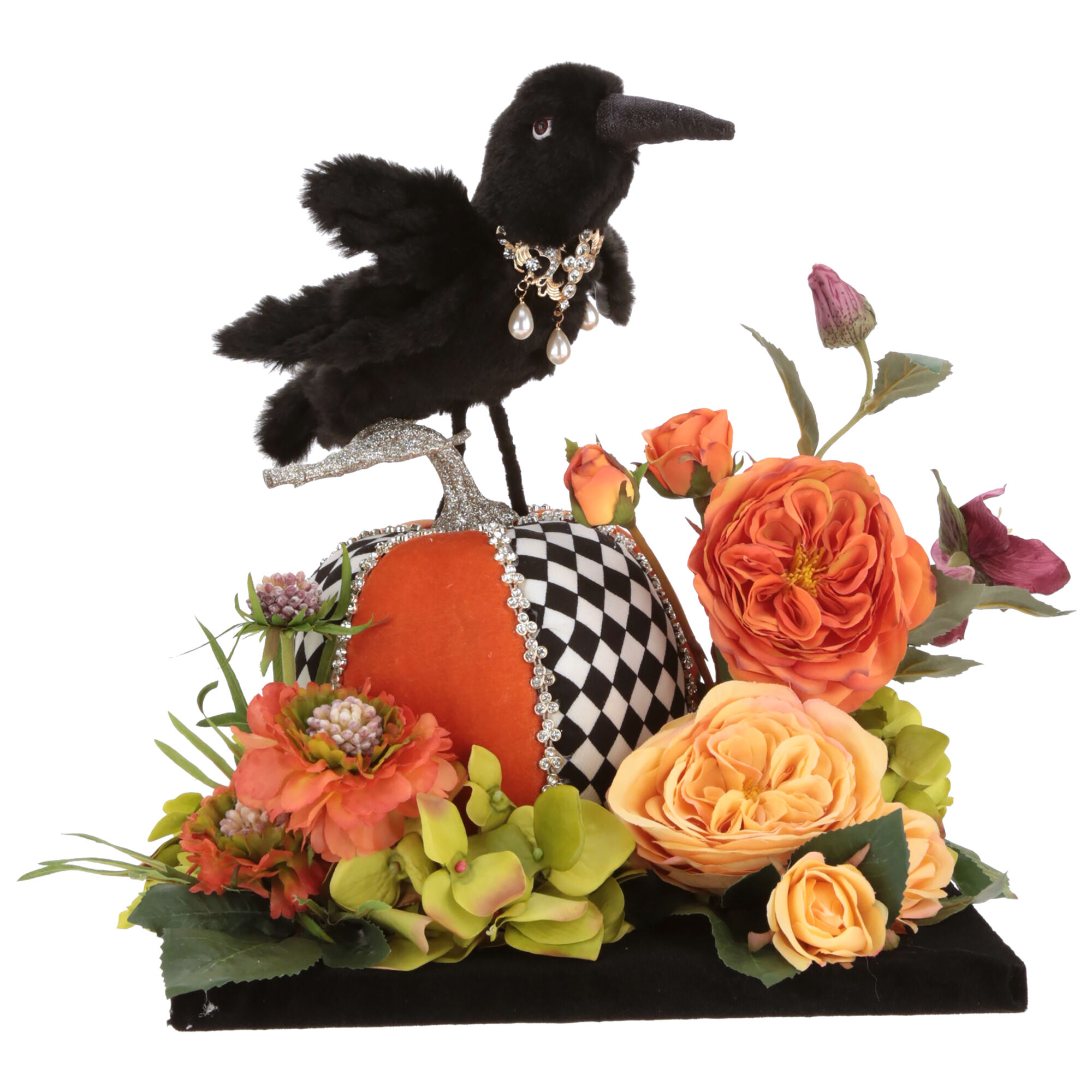 Pumpkin Crow Tablescape 16 x 14''