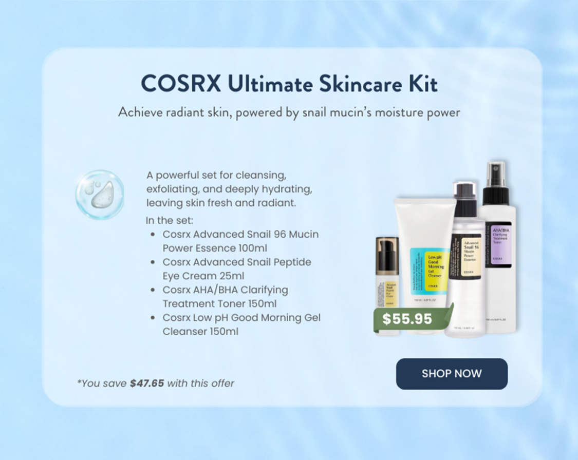 COSRX Ultimate Skincare Kit - Black Friday Sale