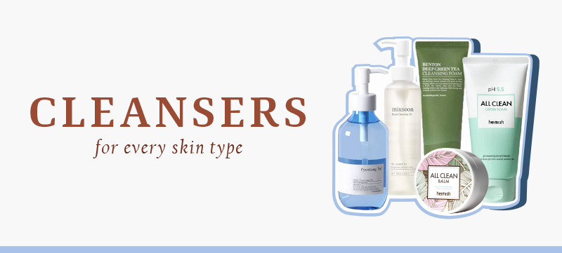 Cleansers for every skin type - extra 10% off sale