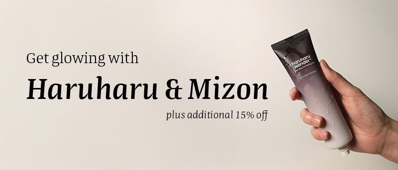 Haruharu & Mizon - extra 15% Off Sale