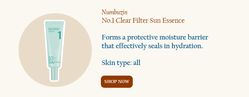 Numbuzin No.1 Clear Filter Sun Essence - shop now