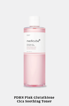 Shop Medicube PDRN Pink Glutathione Cica Soothing Toner 250ml