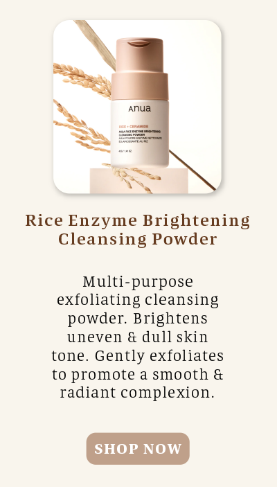 Buy Anua Rice Enzyme Brightening Cleansing Powder